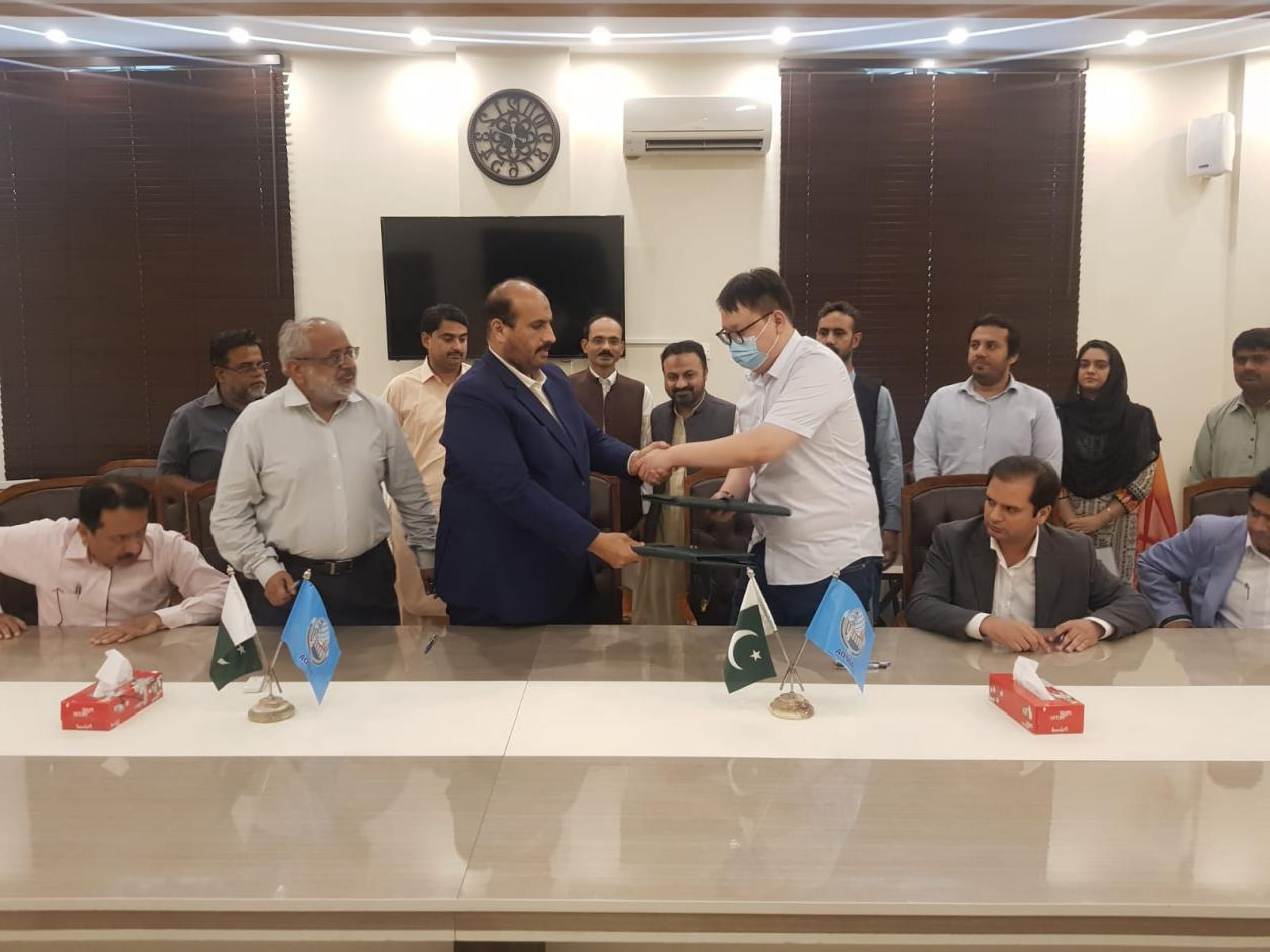 巴基斯坦卡拉奇市政供水项目举行签约仪式